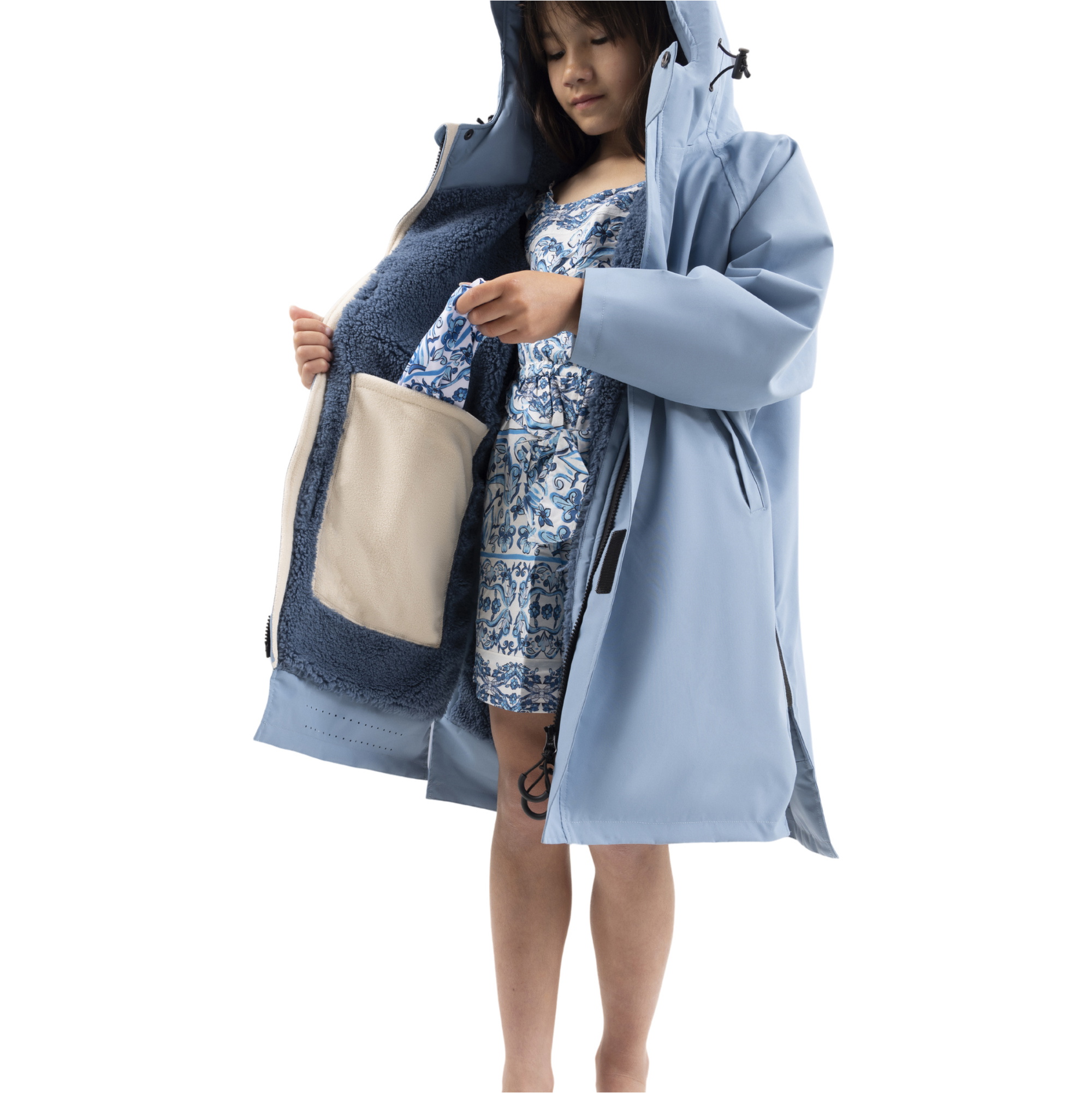 2026 Red Paddle Co Junior Pro Dry Change Robe 002-009-006-0308 - Alpine Blue